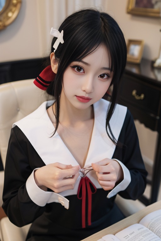 78641-3441780171-ultra-detailed,highly detailed,best quality,masterpiece,illustration,nsfw,_1girl, kaguya,shinomiya kaguya, cosplay,hair ribbon,.png